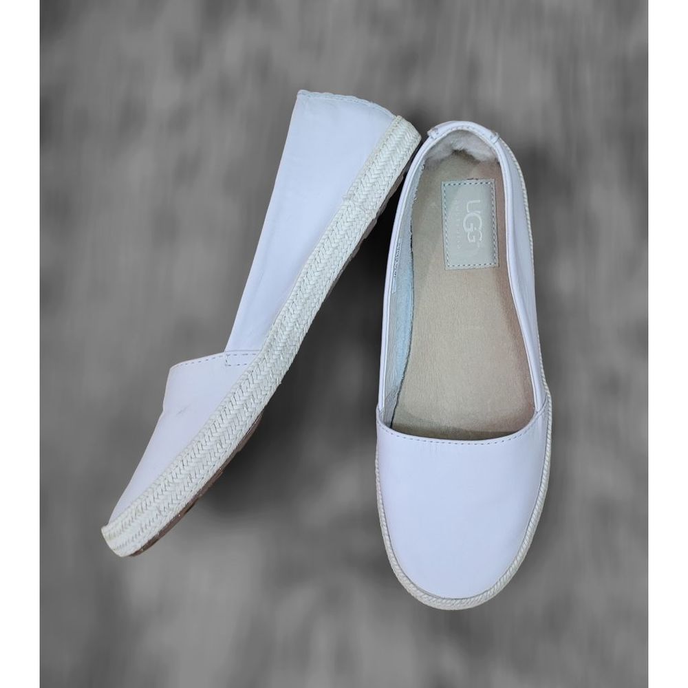 UGG White Espadrilles Flats
